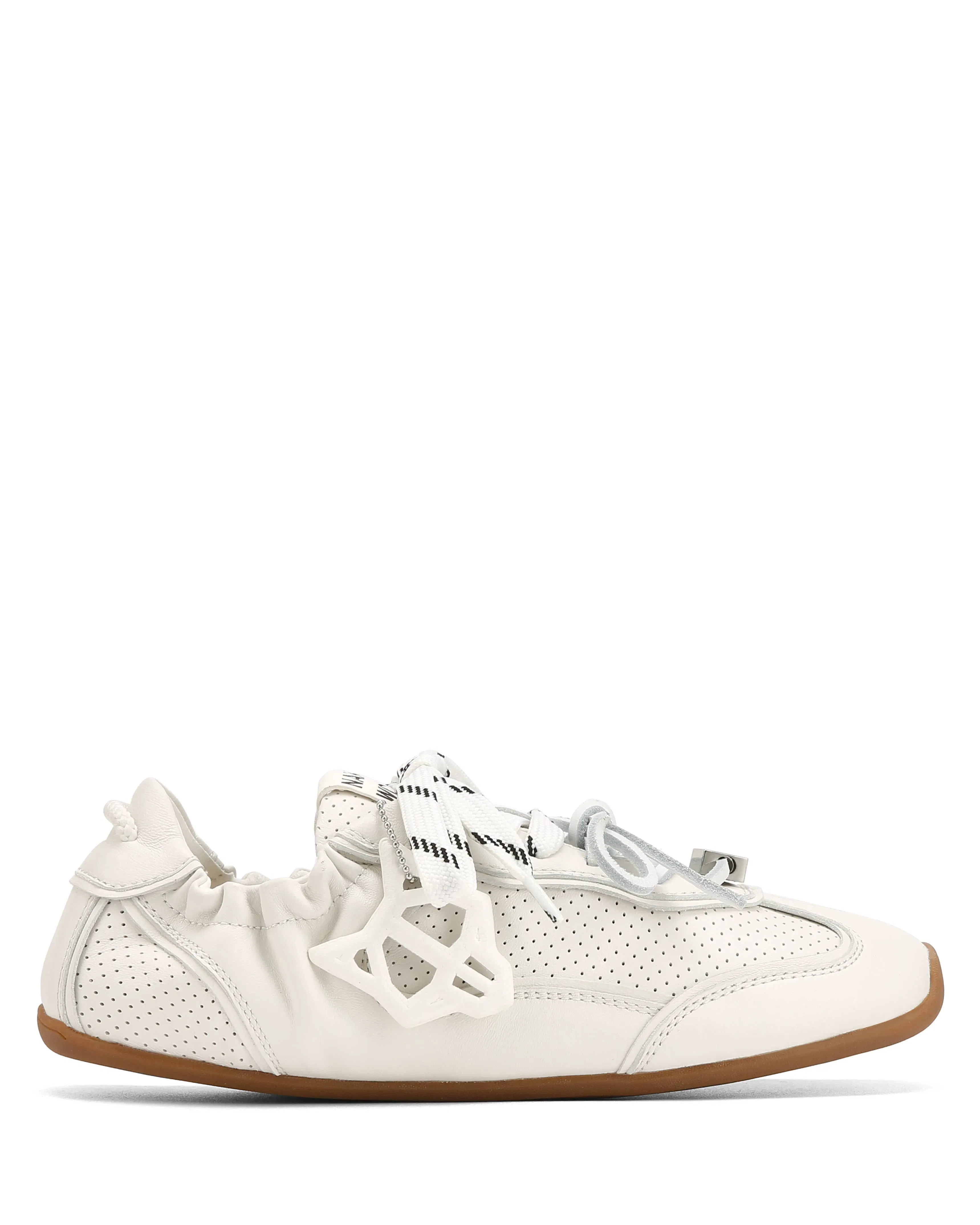 Soul White Perforated Leather