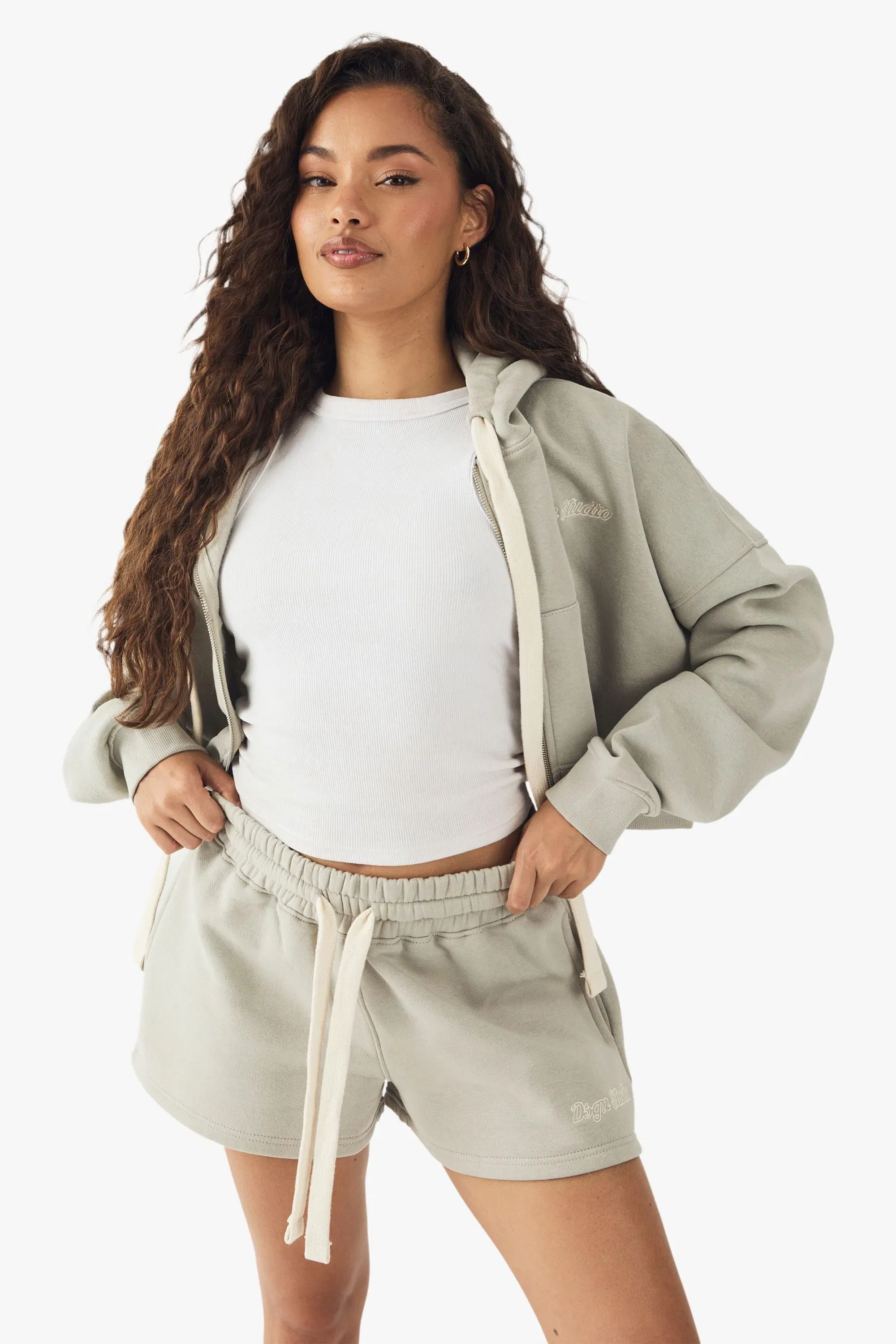 DSGN Studio Contrast Drawcord Sweat Short