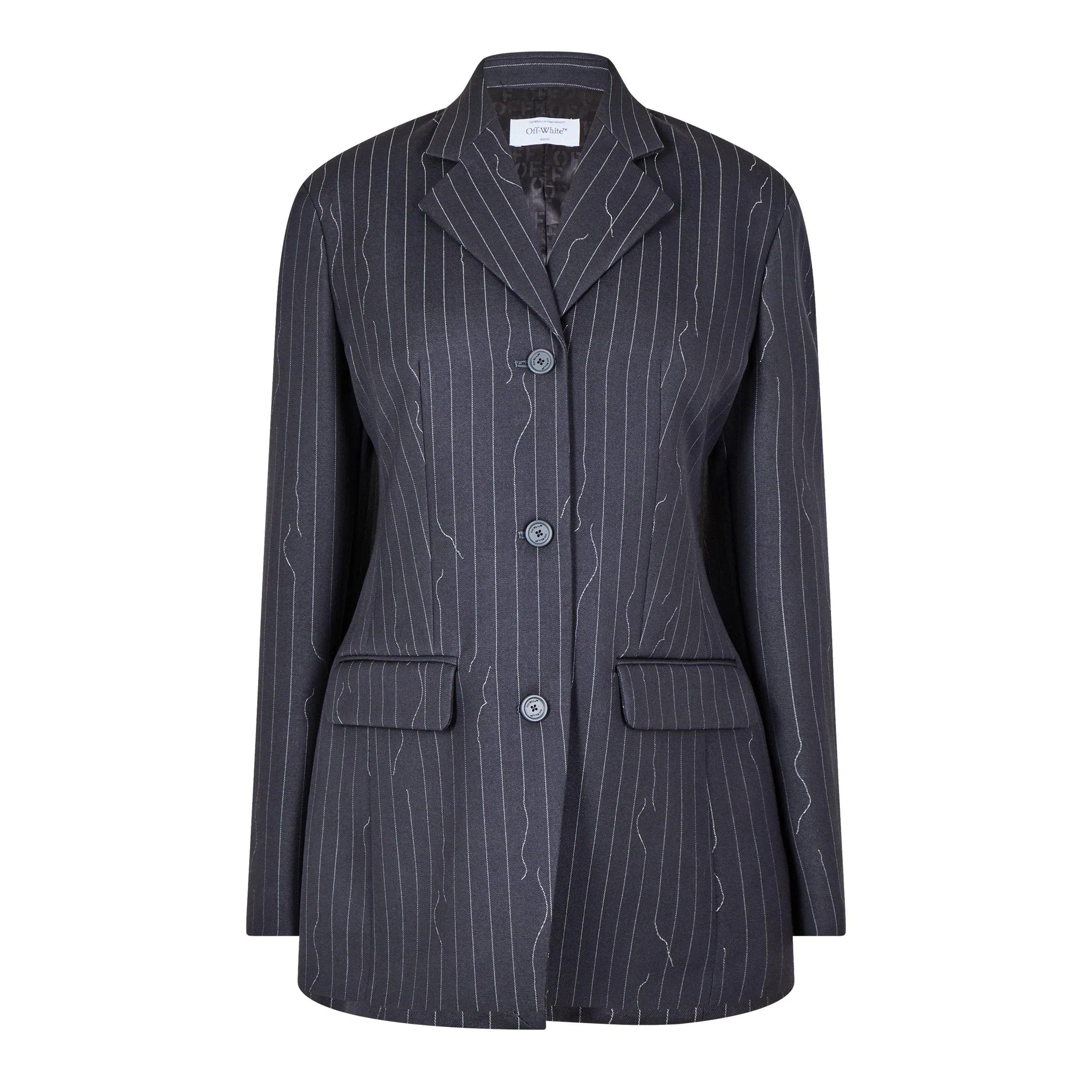 Pinstripe Oversized Jacket
