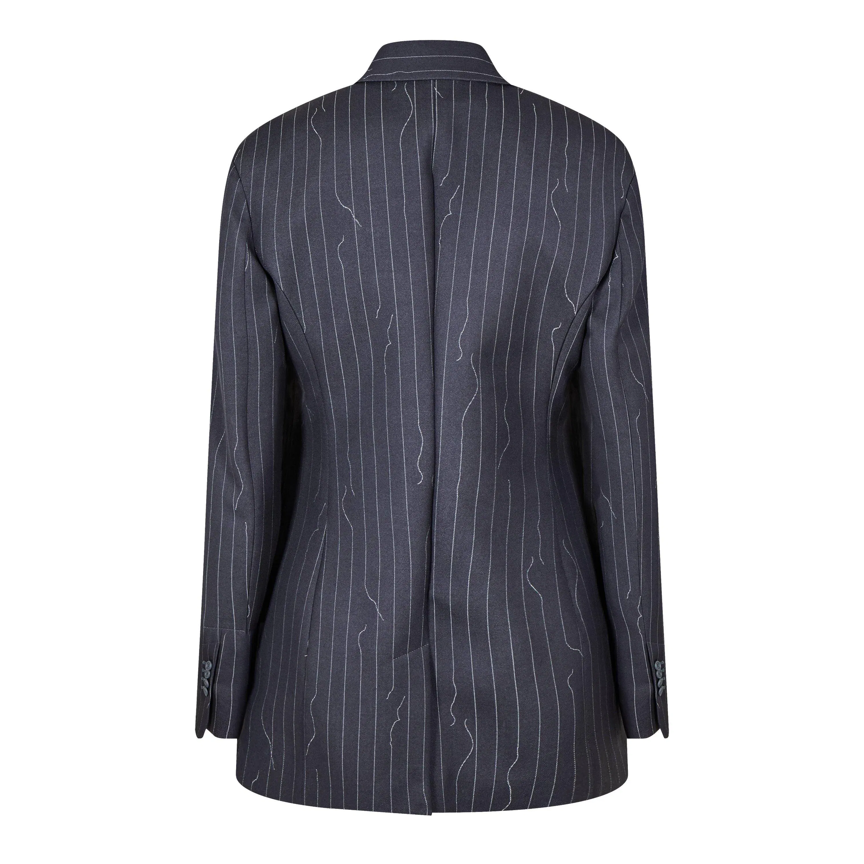 Pinstripe Oversized Jacket