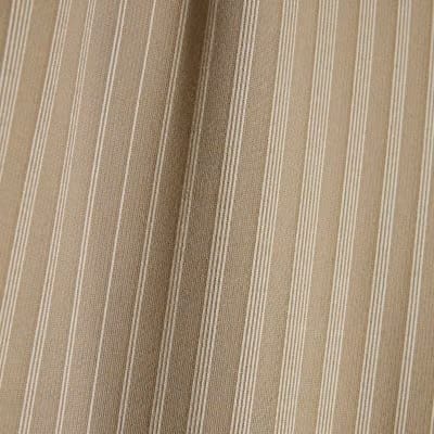 Beige Stretch Striped Wide Leg Trousers