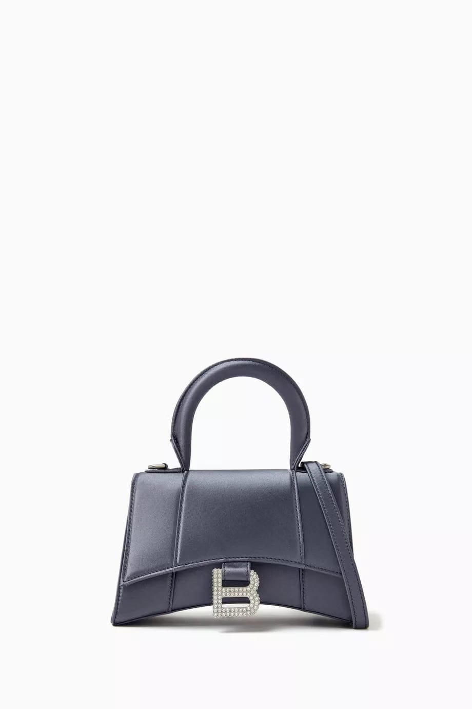 Balenciaga XS Hourglass Handbag in Satin