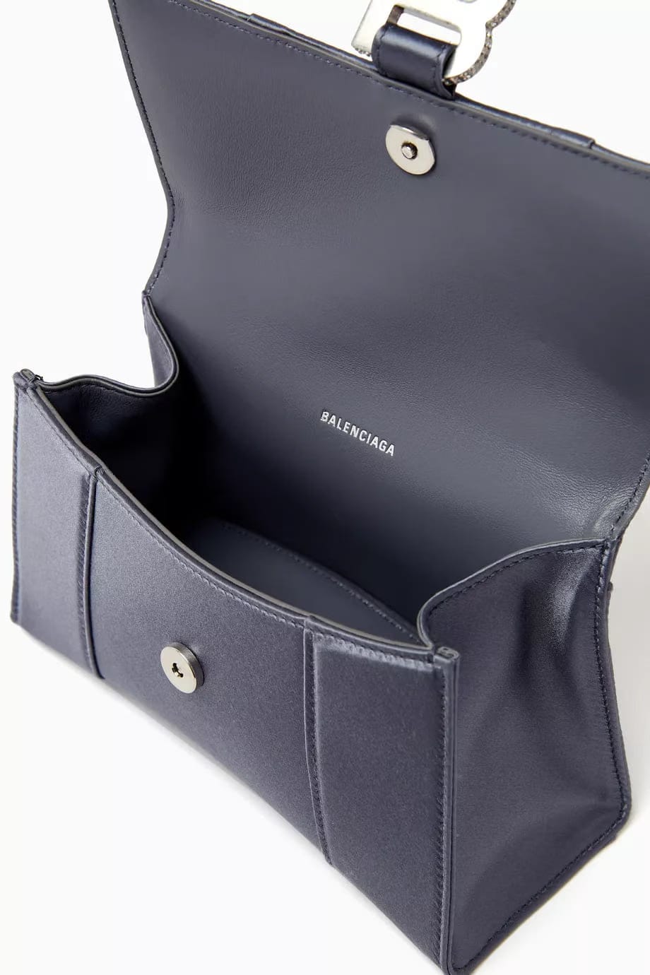 Balenciaga XS Hourglass Handbag in Satin