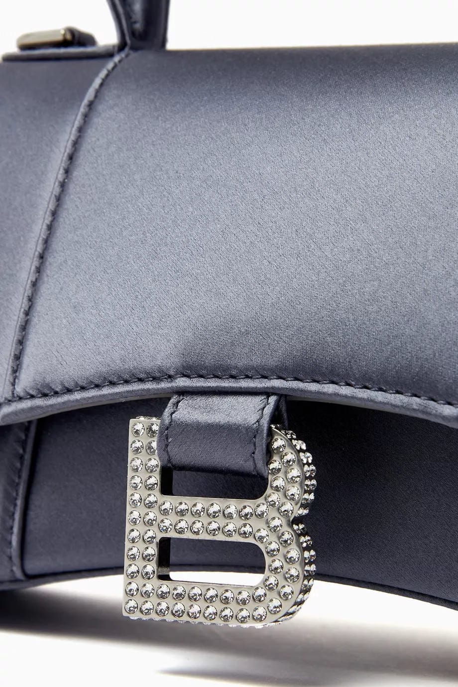 Balenciaga XS Hourglass Handbag in Satin