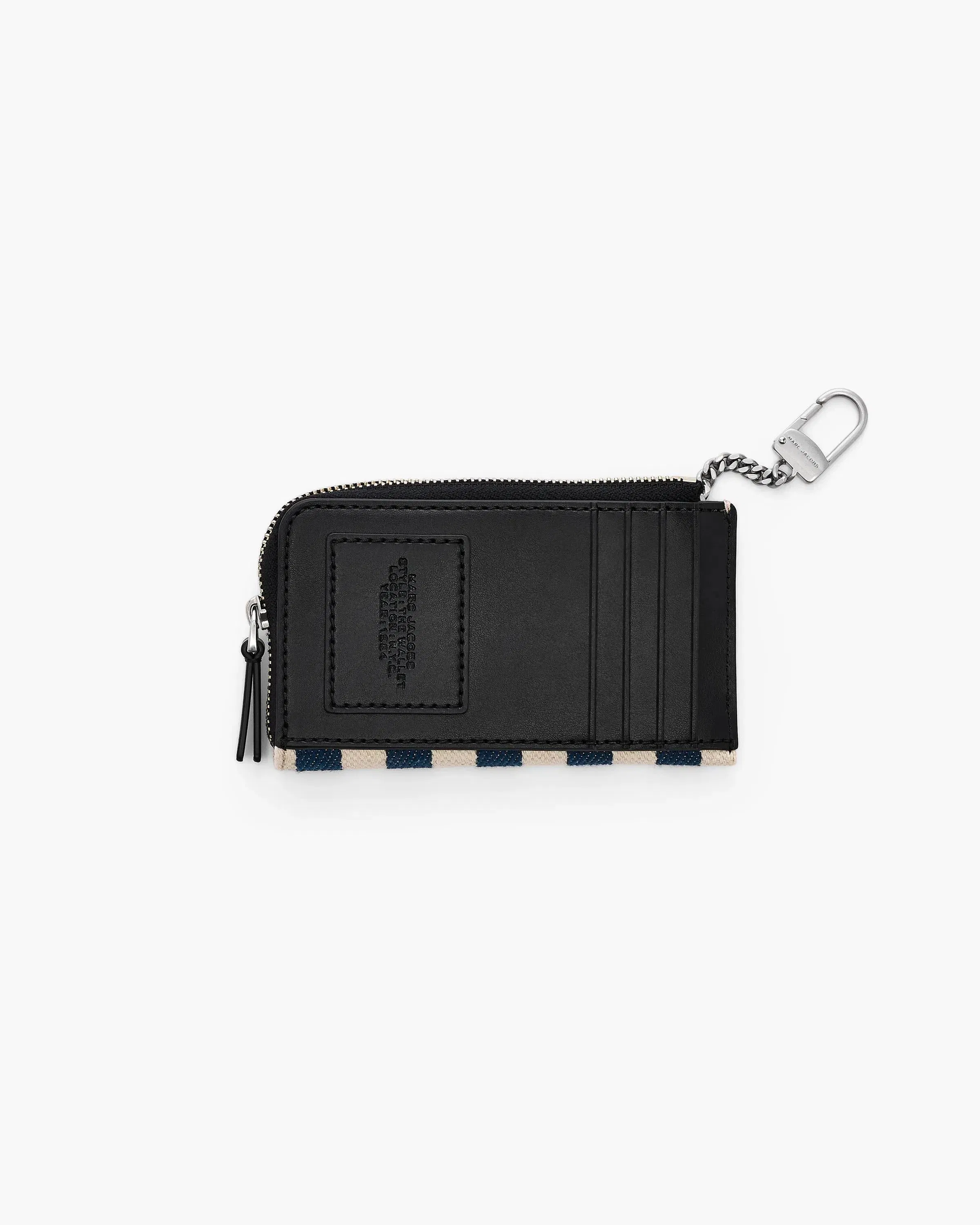 The Stripe Canvas Top Zip Multi Wallet