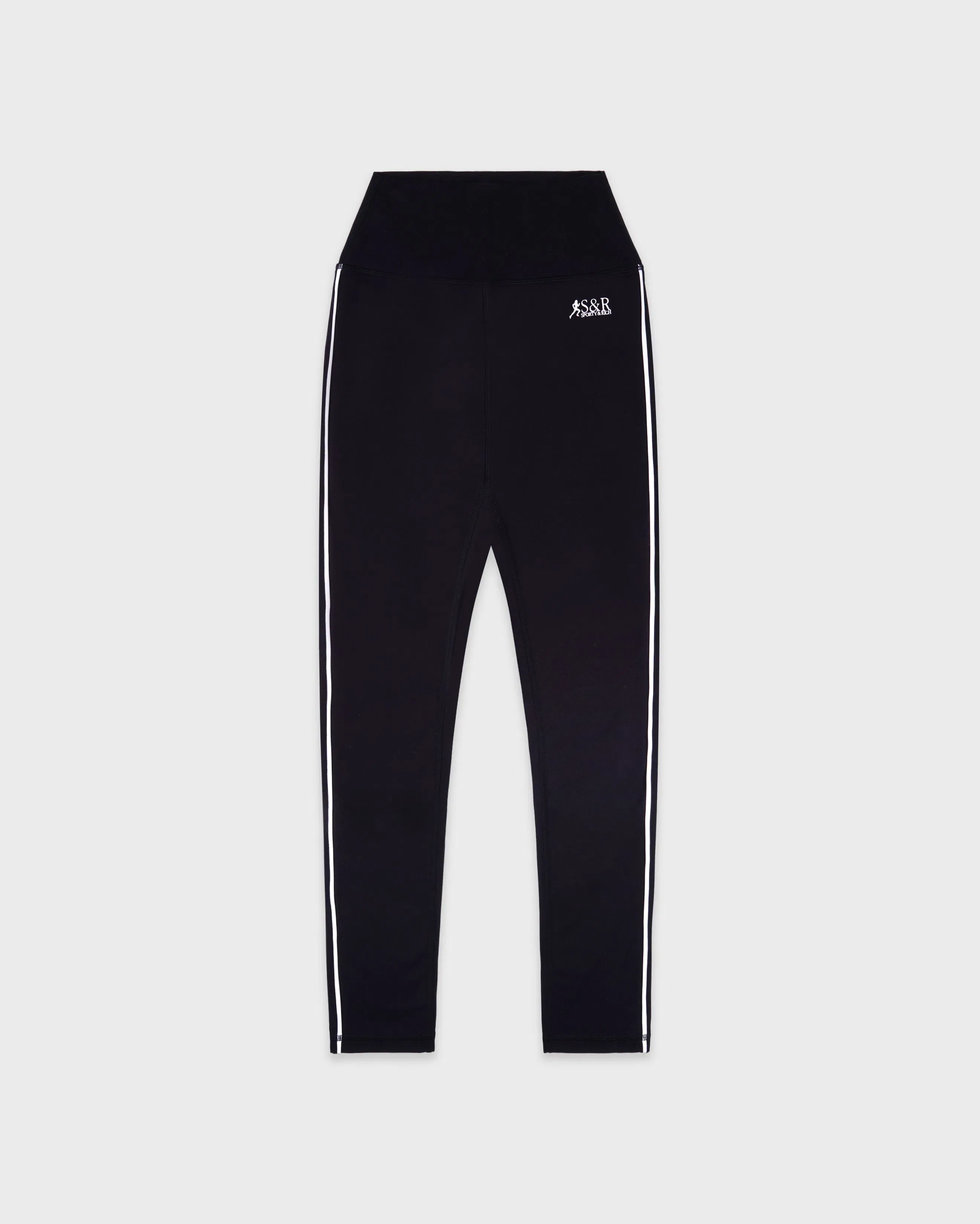 SR Runner Legging - Black/White