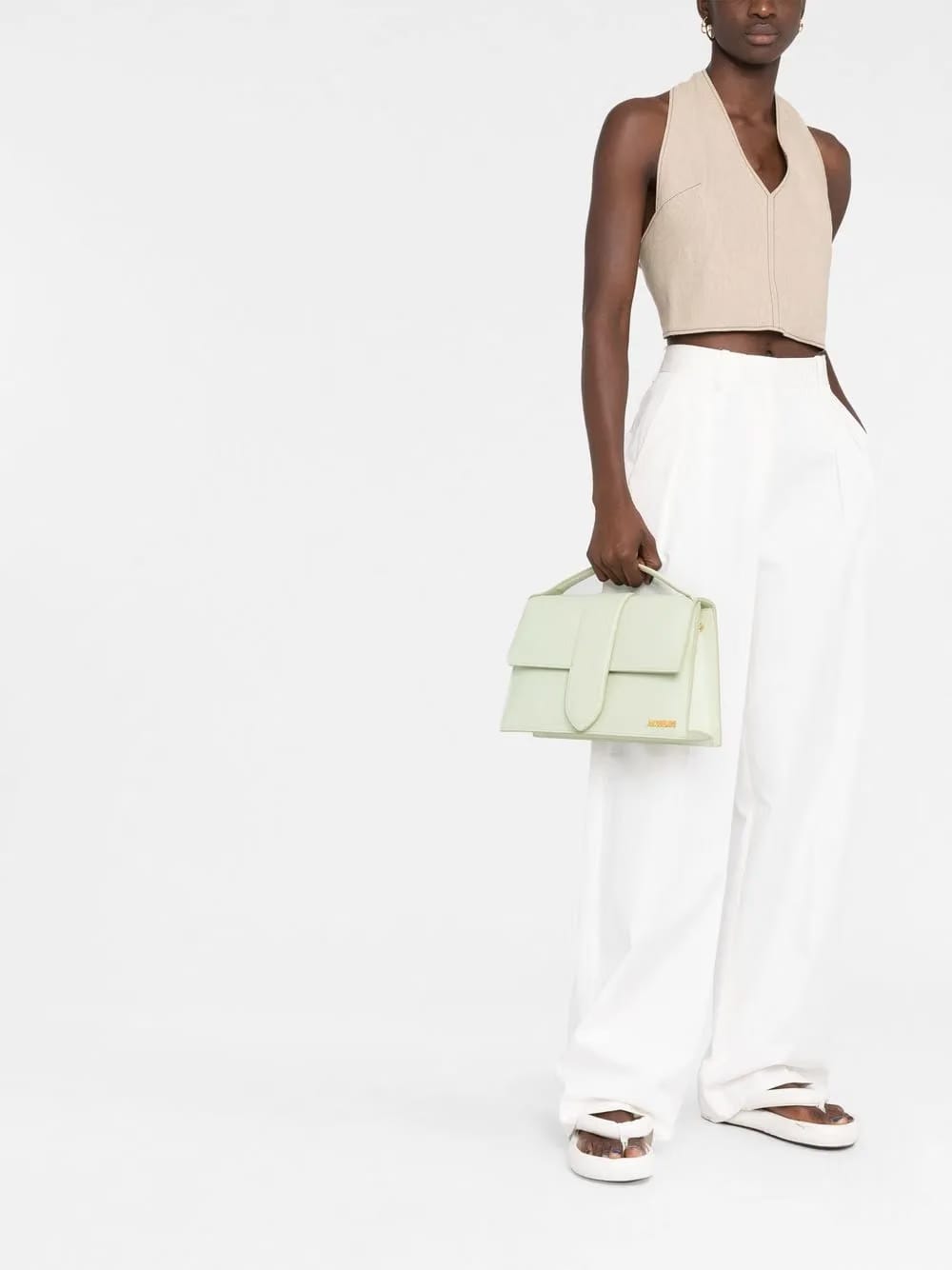 Le Bambinou leather tote bag