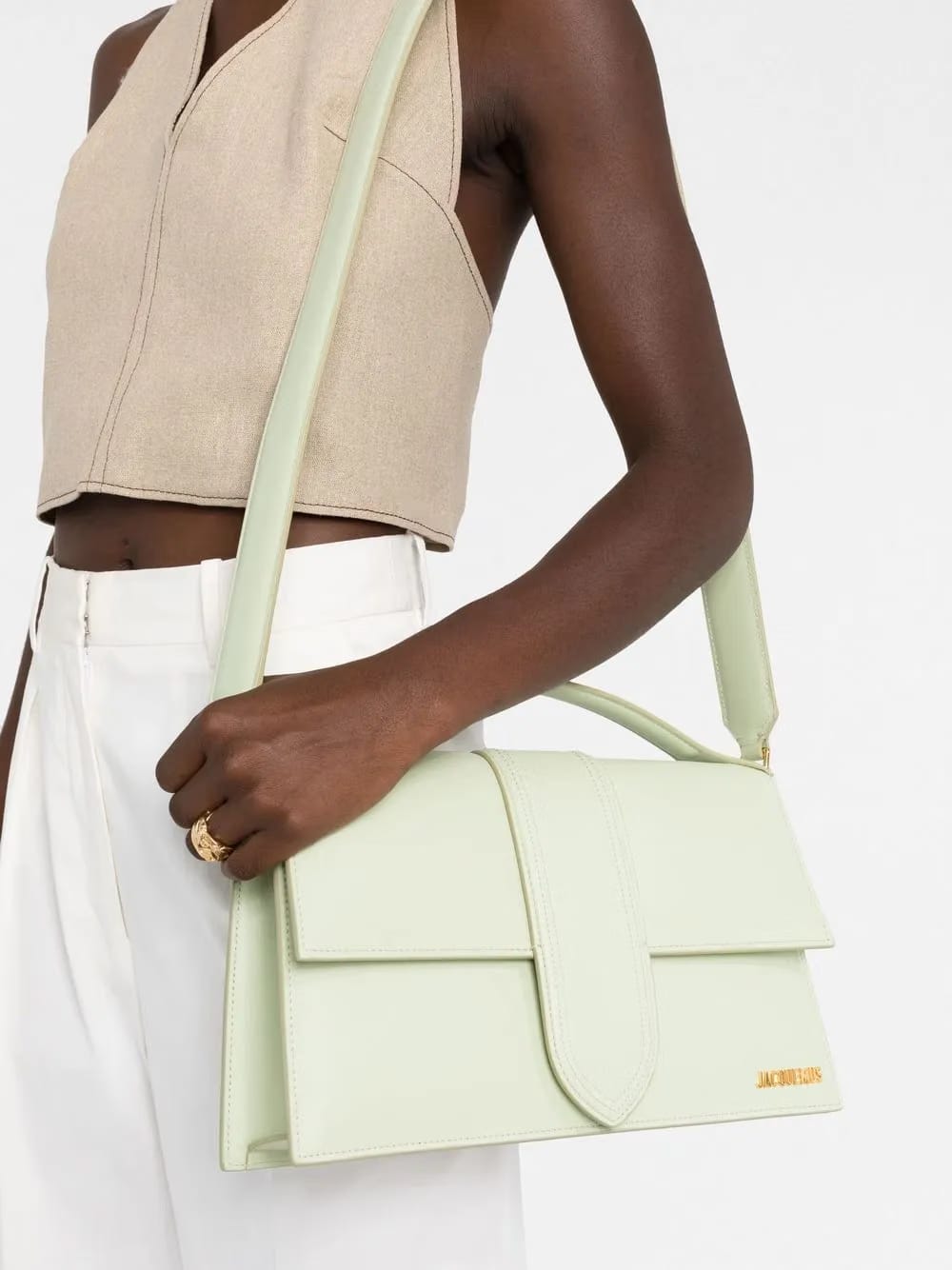 Le Bambinou leather tote bag