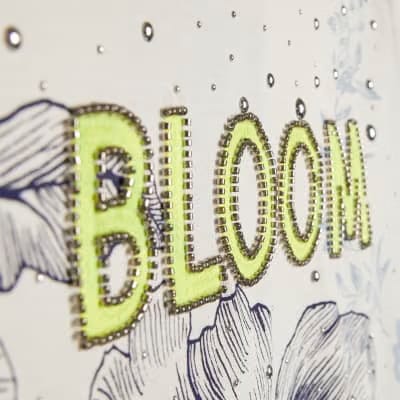 Blue Short Sleeve In Bloom T-shirt