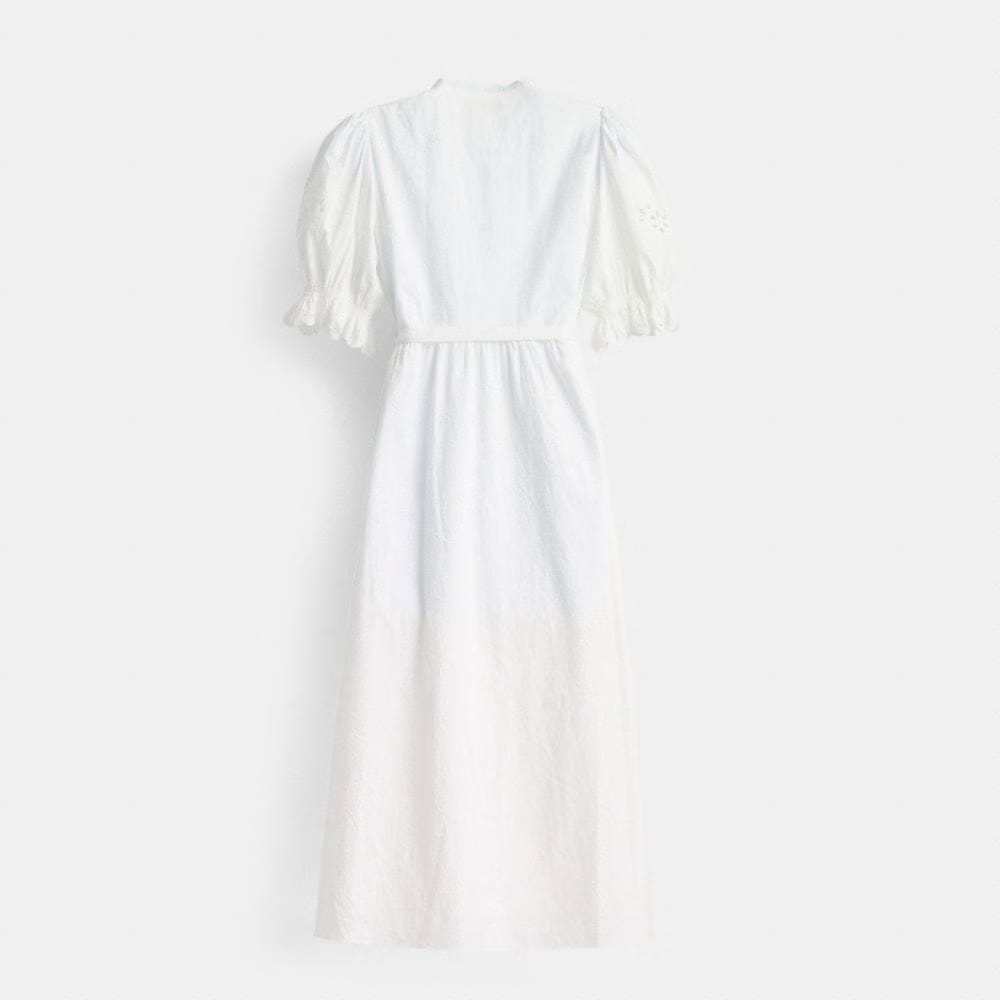 Restored Broderie Anglaise Wrap Dress