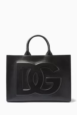 DG Daily Shopper Tote Bag in Calfskin