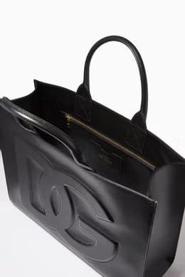 DG Daily Shopper Tote Bag in Calfskin