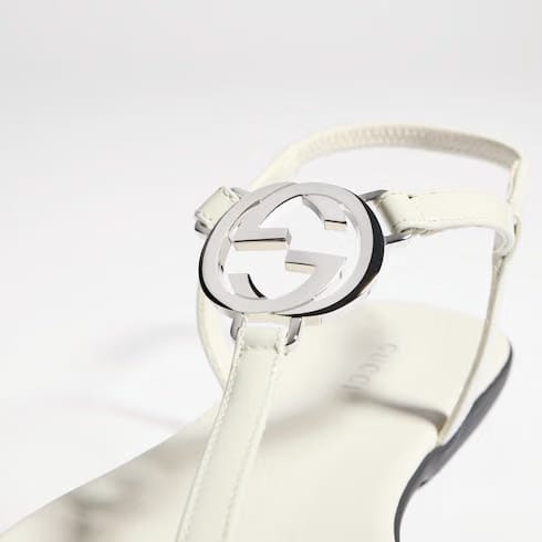 Women's thong sandal with Interlocking G