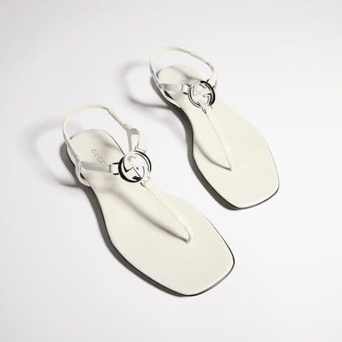 Women's thong sandal with Interlocking G