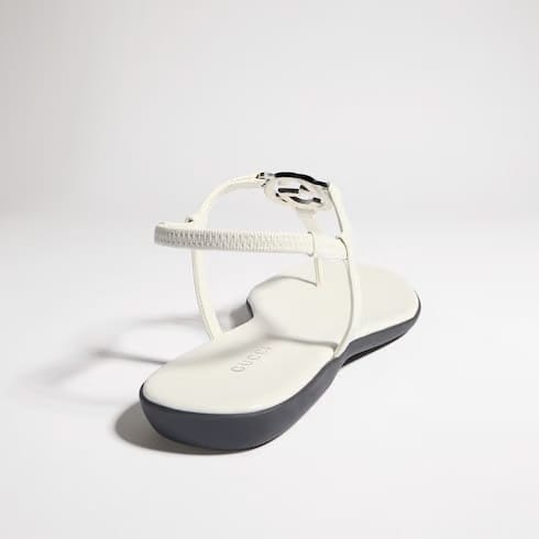 Women's thong sandal with Interlocking G
