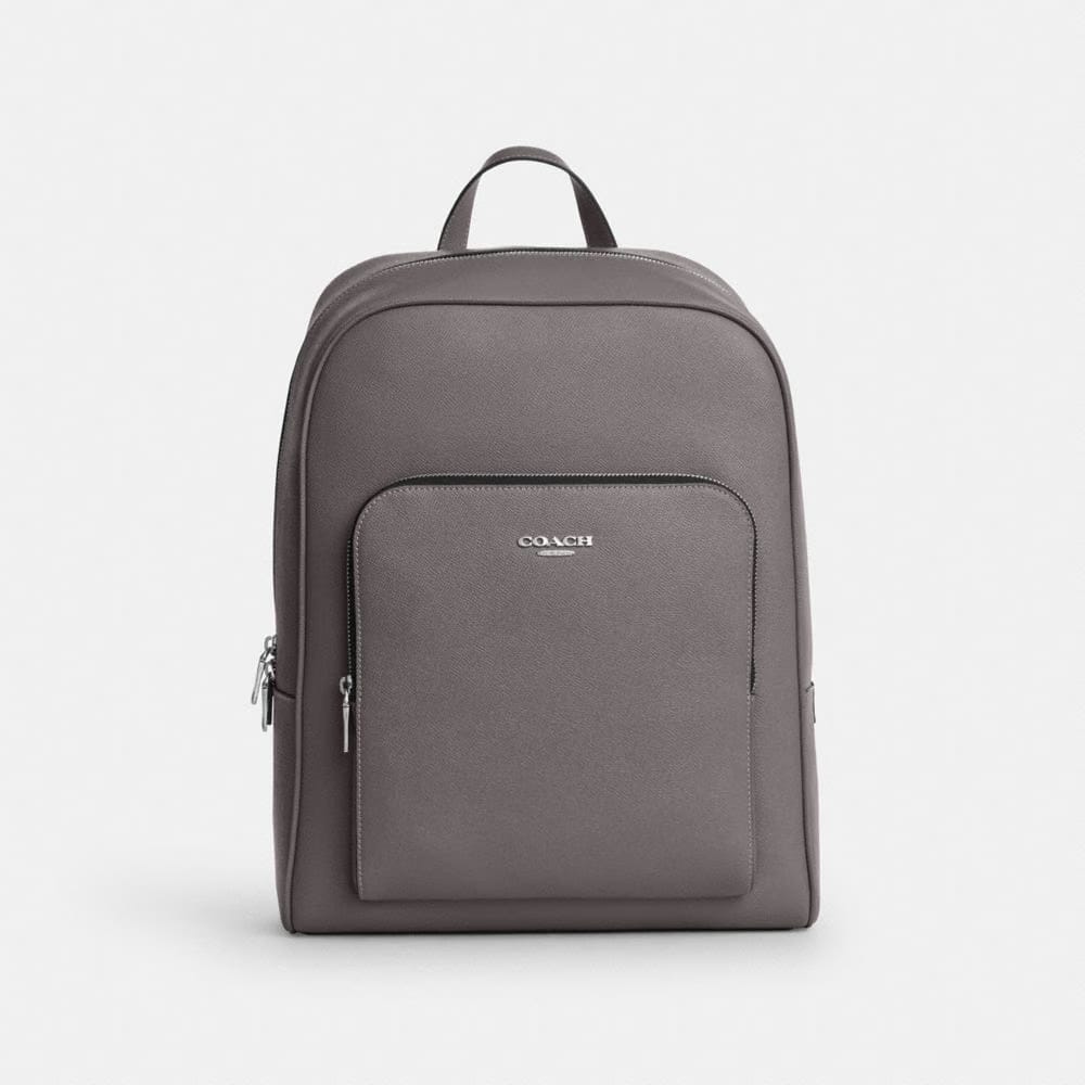 Coach Aiden Backpack Silver Graphite