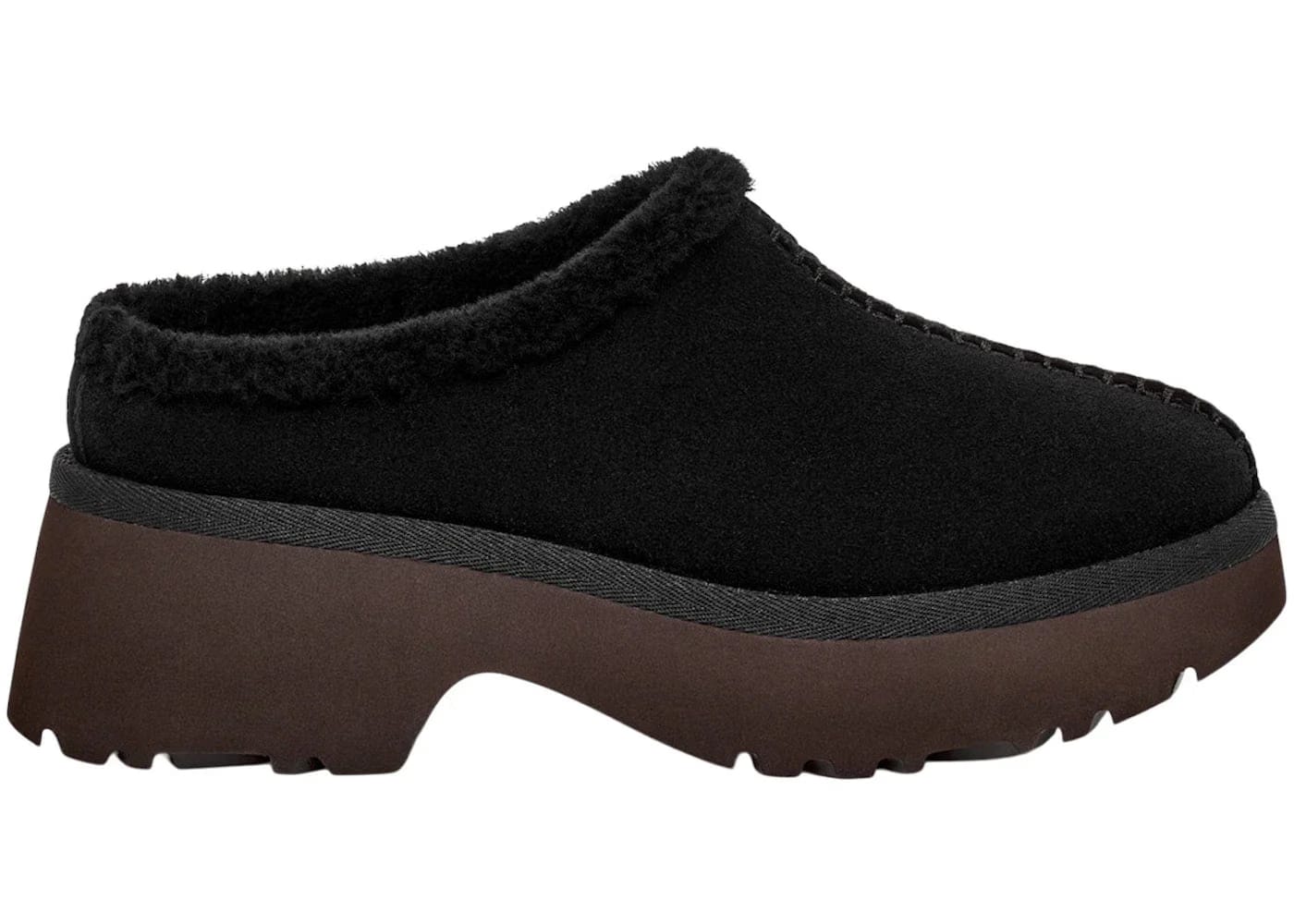 Ugg New Heights Cozy Clog Black Womens