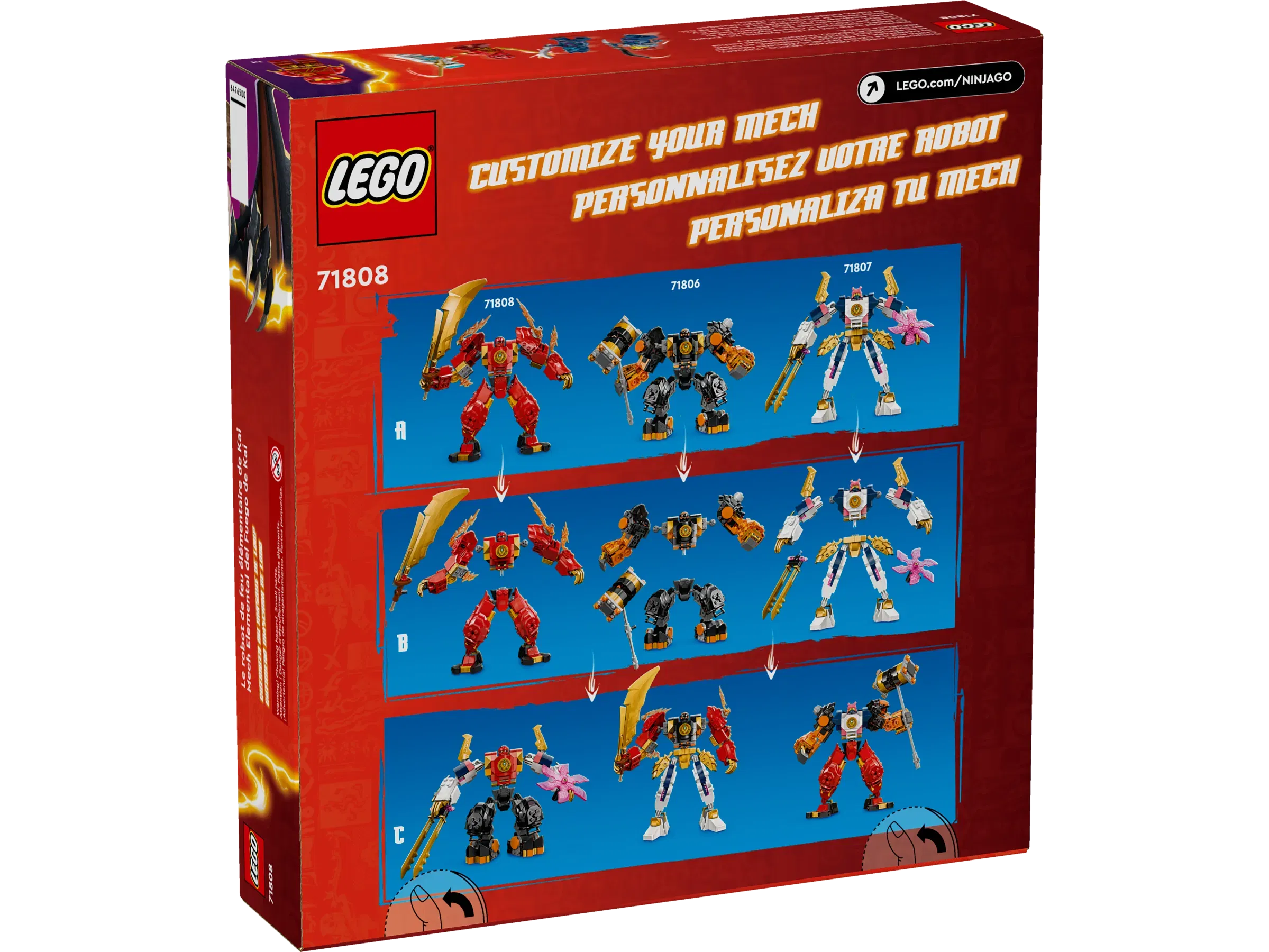 Lego Kais Elemental Fire Mech