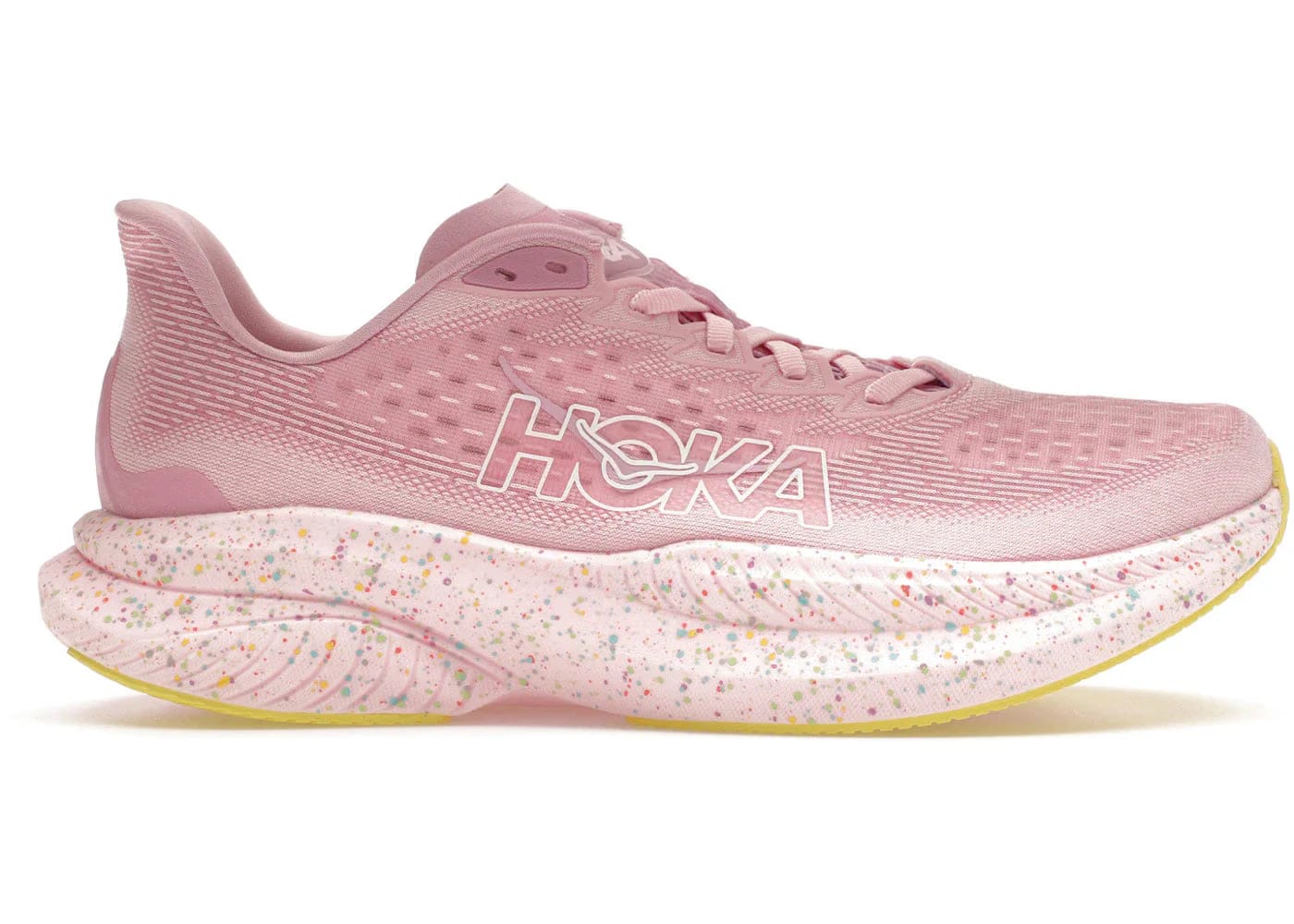 Hoka One One Mach 6 Pink Twighlight Lemonade Womens
