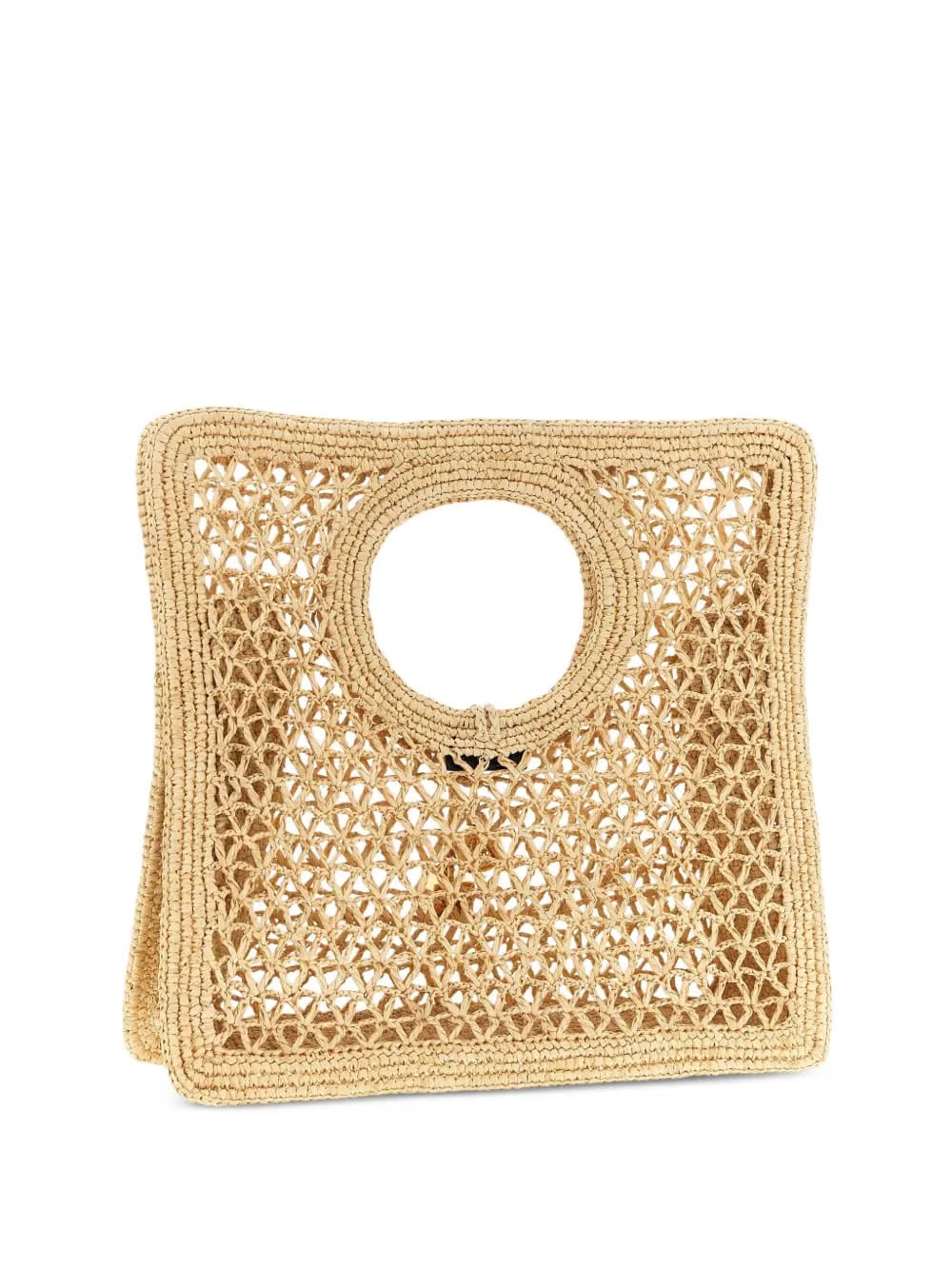 interlocking-closure tote bag