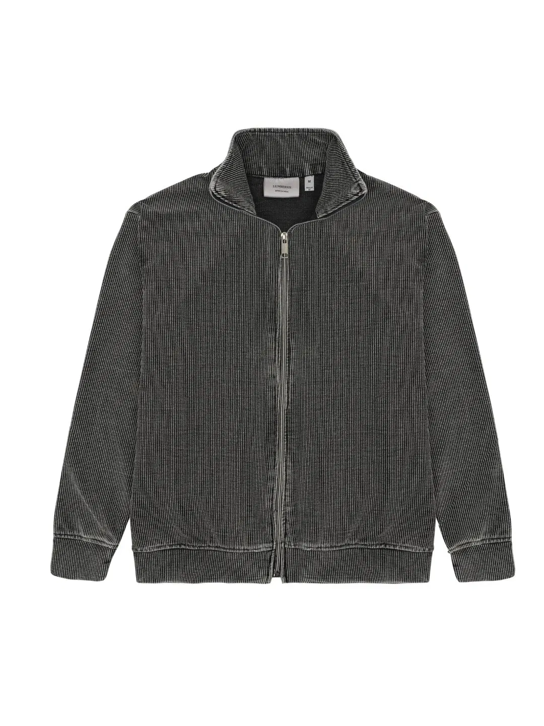 SMOKED CORDUROY ZIPPER