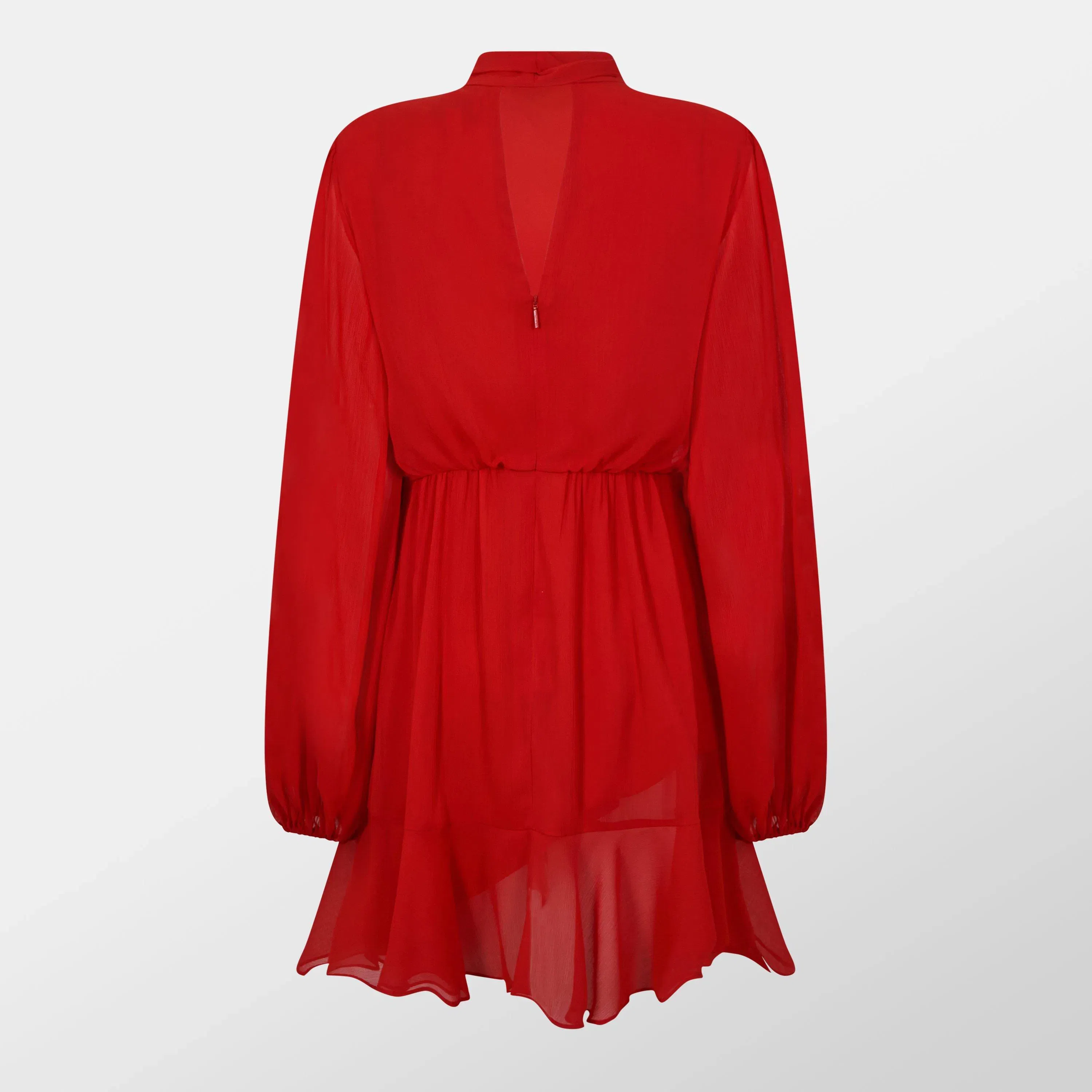 Zebrina Neck Tie Shift Dress