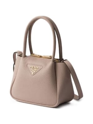 Prada mini leather tote bag