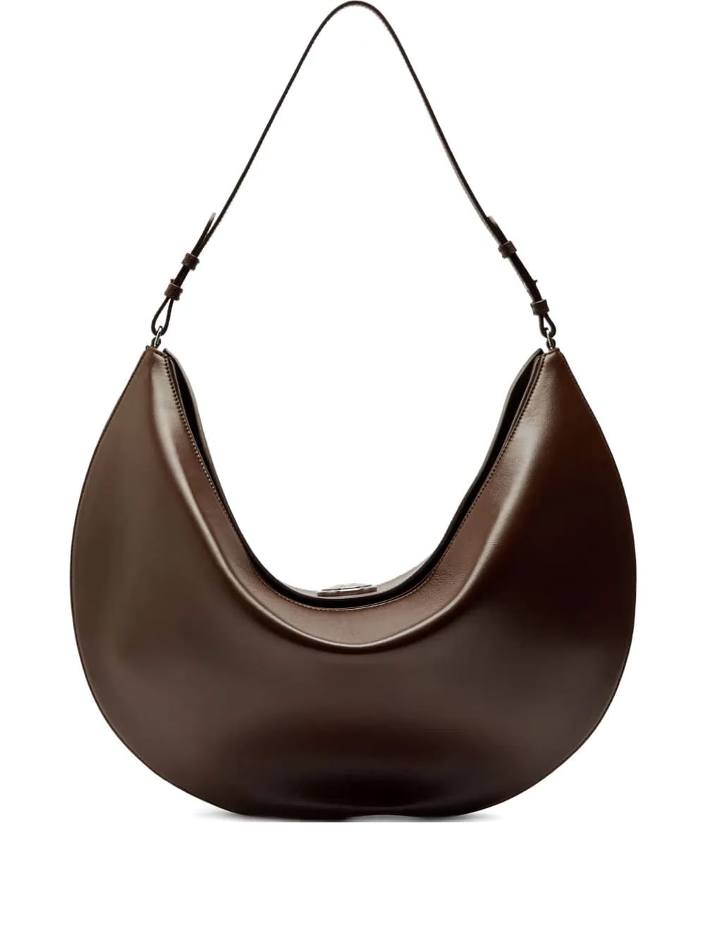 The Ovalo leather large shoulder bag