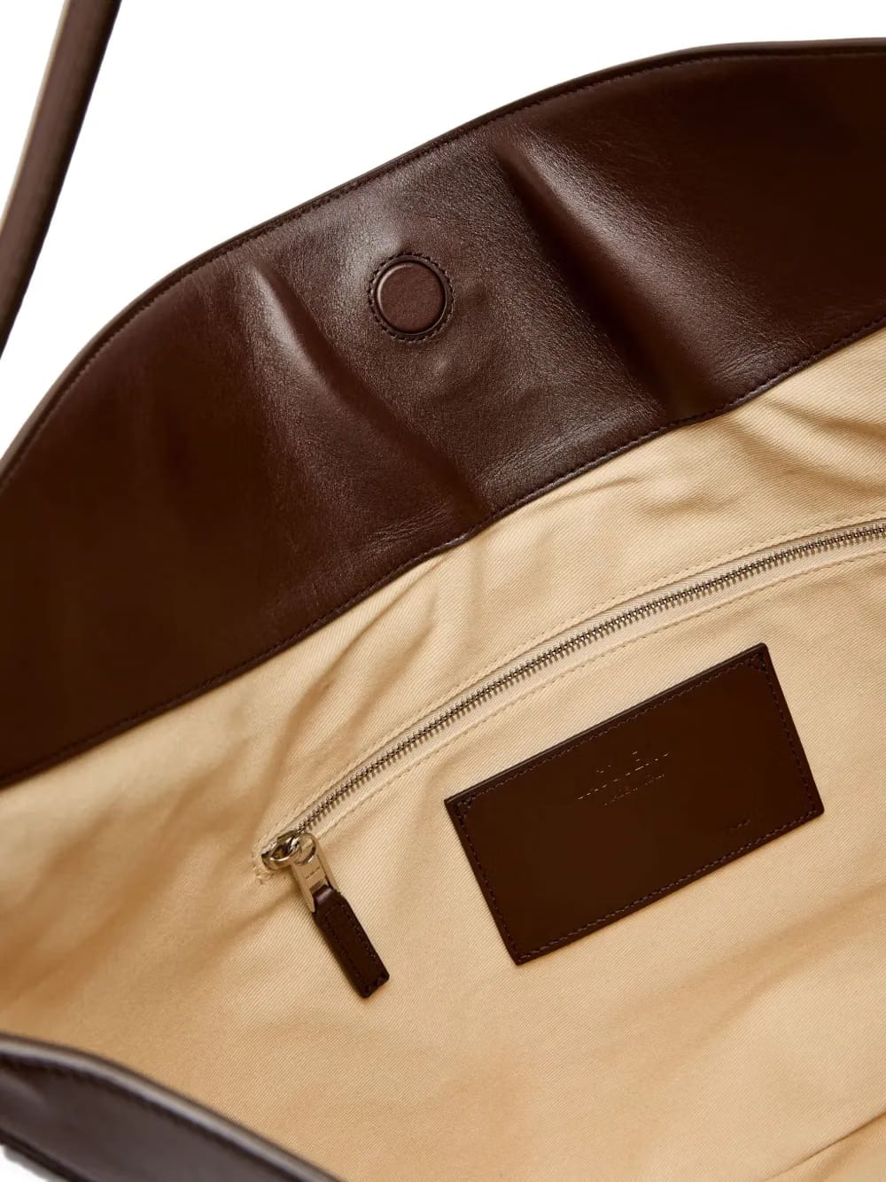 The Ovalo leather large shoulder bag