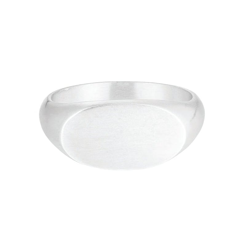 Alan Koch x Como Atelier Brushed Signet Ring