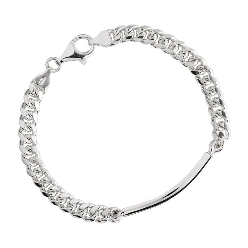 Alan Koch x Como Atelier Cuban Id Bracelet