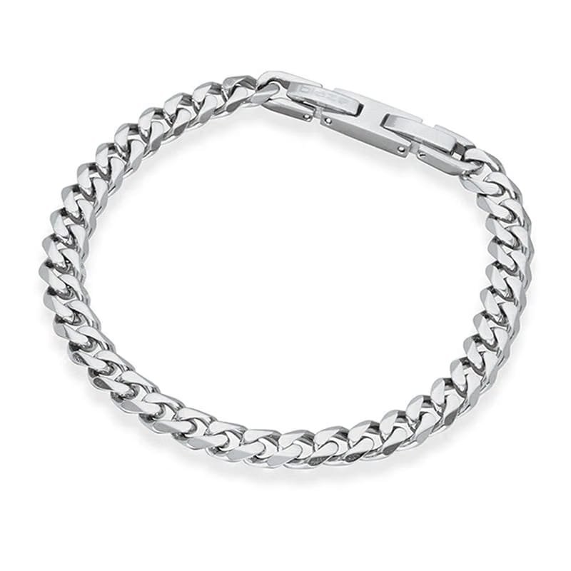 Alan Koch x Como Atelier Matte Cuban Link Chain Bracelet 6Mm