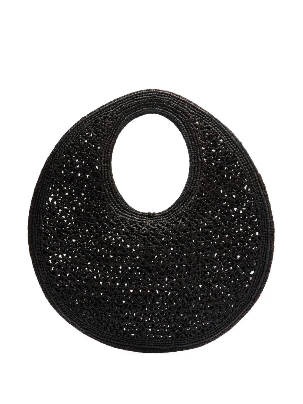 Le Rond Spiaggia raffia shoulder bag