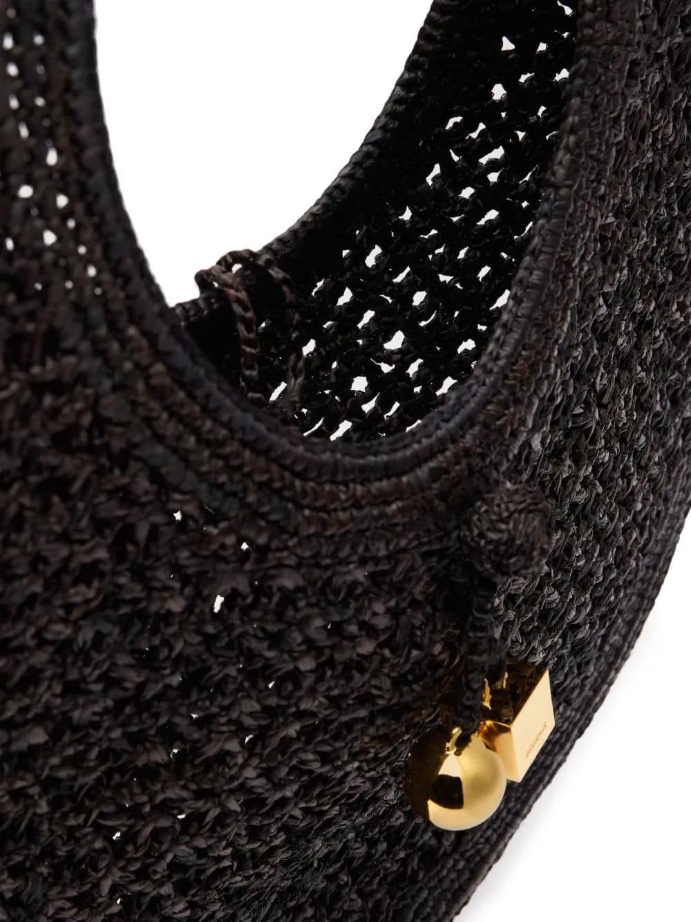 Le Rond Spiaggia raffia shoulder bag