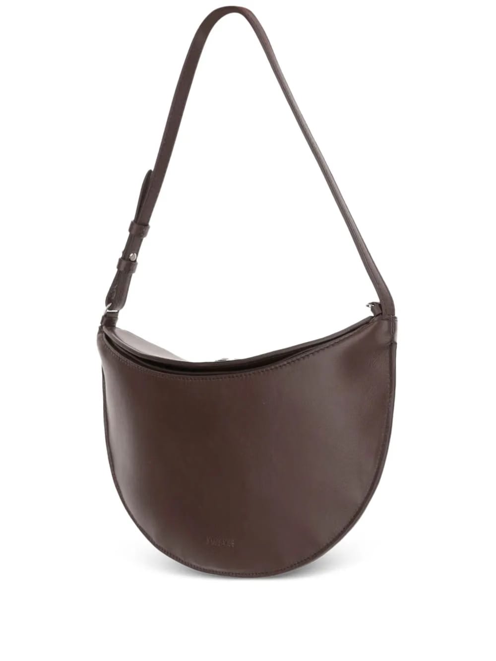 small Oval embossed-logo shoulder bag
