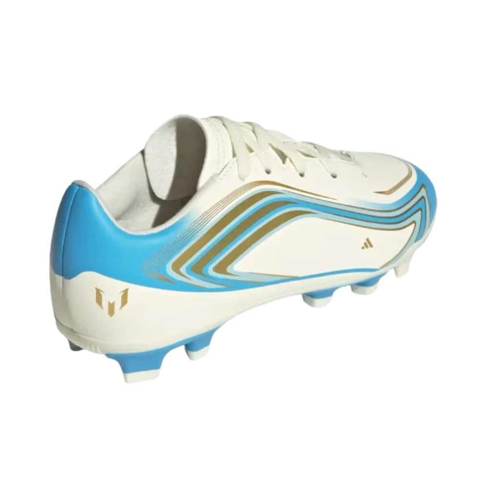 Adidas F50 Messi Club Firm Multi Ground Soccer Cleats Kids Semi Blue Burst