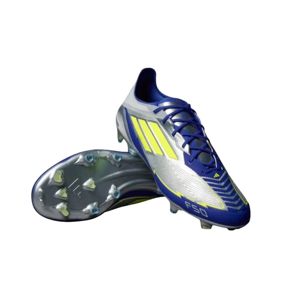 Adidas F50 Elite Messi Firm Ground Soccer Cleats Silver Metallic