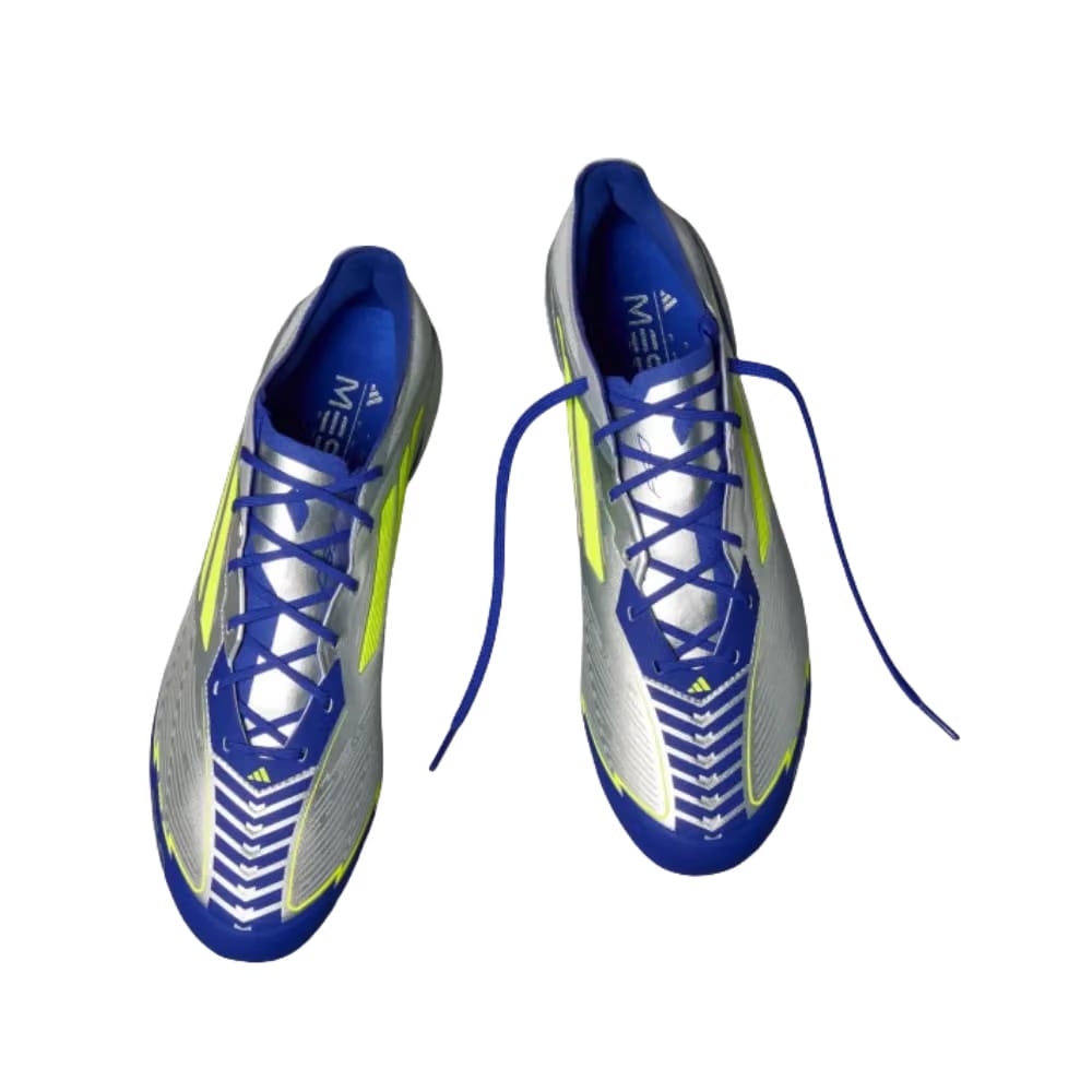 Adidas F50 Elite Messi Firm Ground Soccer Cleats Silver Metallic