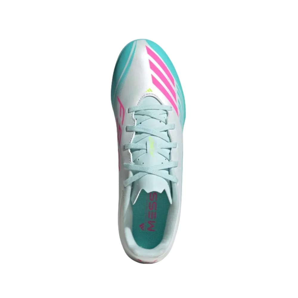 Adidas F50 Messi Club Turf Soccer Cleats Cloud White