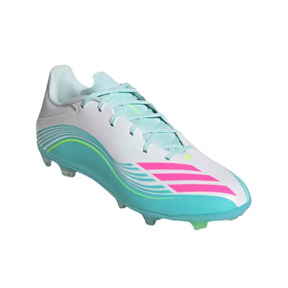 Adidas F50 Messi League Firm Multi Ground Soccer Cleats Cloud White