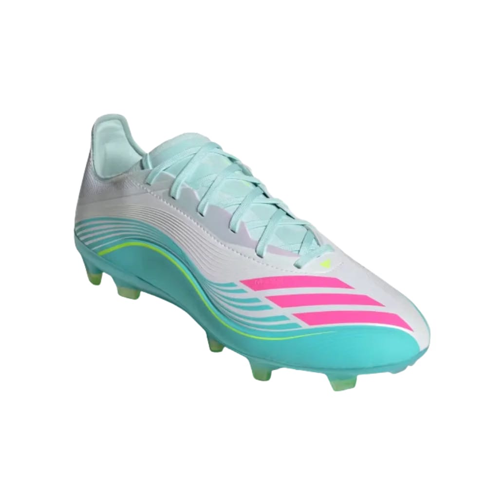 Adidas F50 Messi Pro Firm Ground Soccer Cleats Flash Aqua
