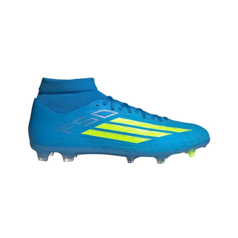 Adidas F50 League Mid Cut Firm Multi Ground Soccer Cleats Lucid Aquamarine
