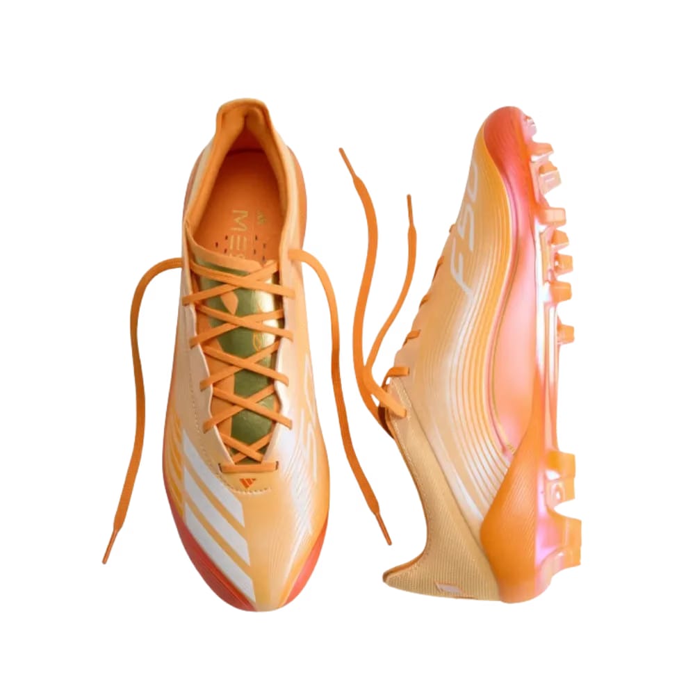 Adidas F50 Messi Elite Firm Ground Soccer Cleats Ice Tangerine