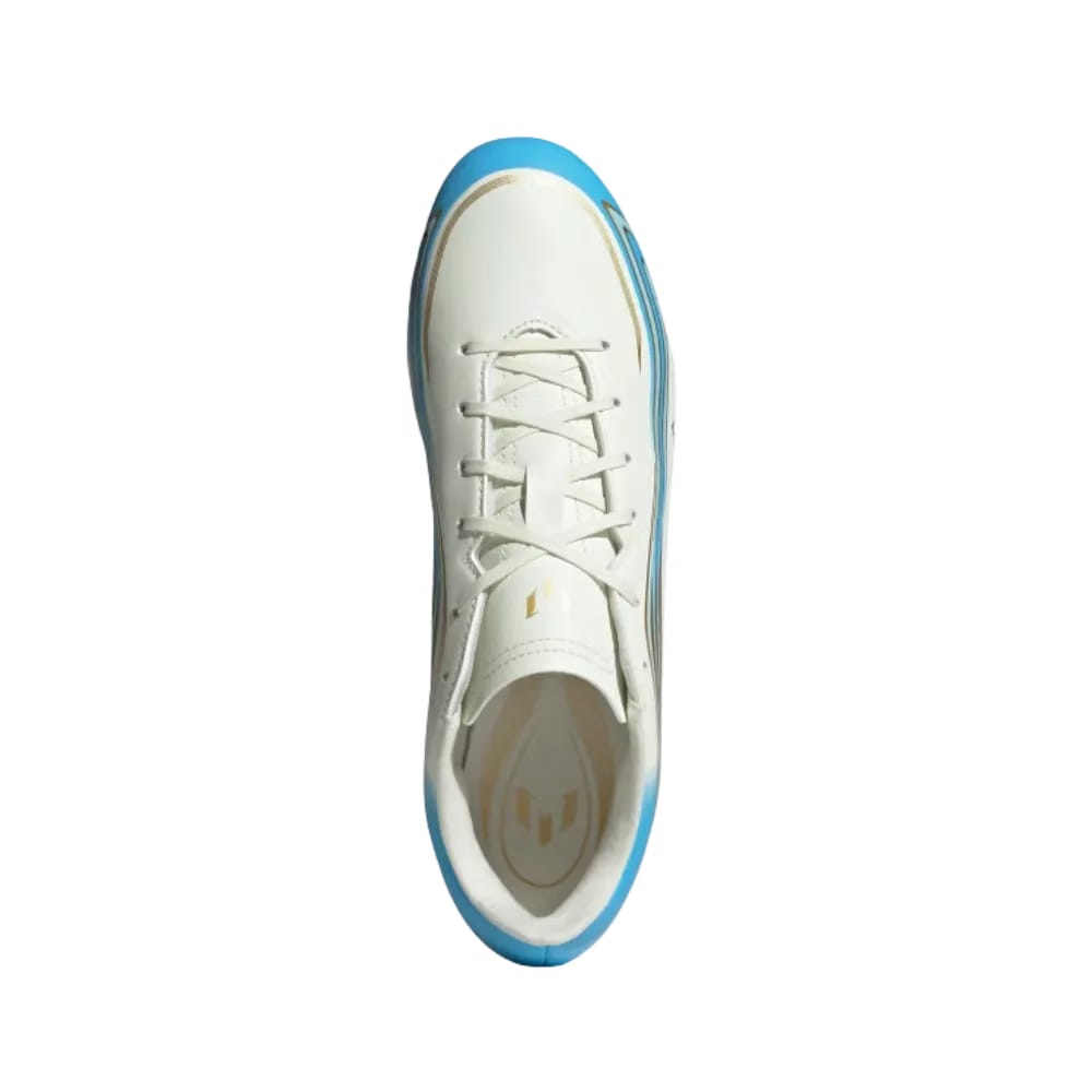 Adidas F50 Messi Club Firm Multi Ground Soccer Cleats Icey Blue