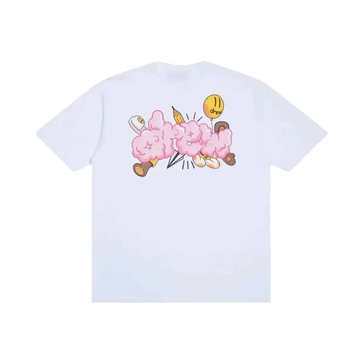 Drew House Doodle Joy White T-Shirt