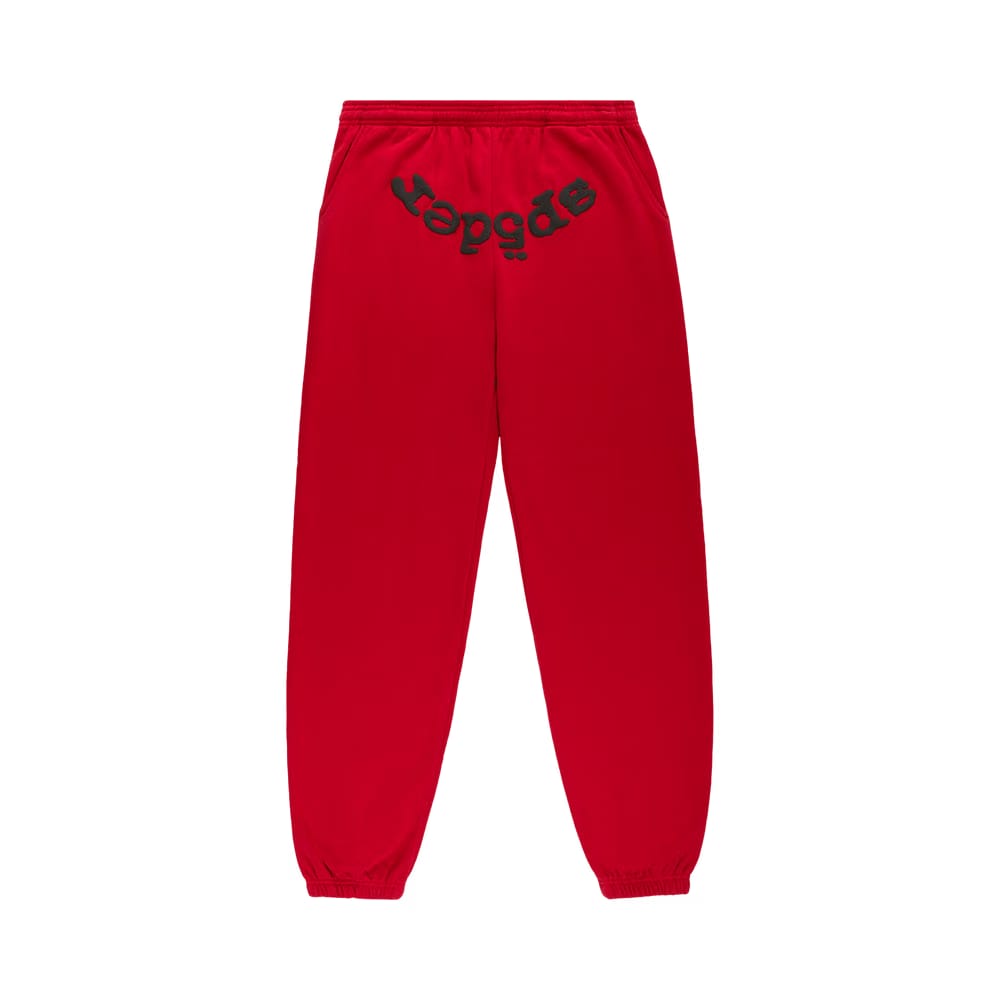 SP5DER Og Web V2 Sweatpant Red