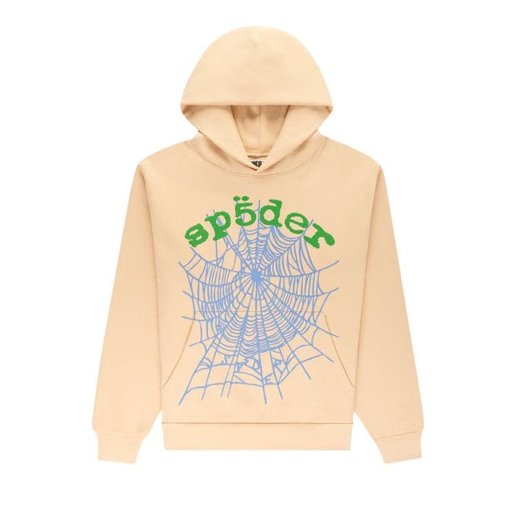 SP5DER Og Web V2 Hoodie Cream