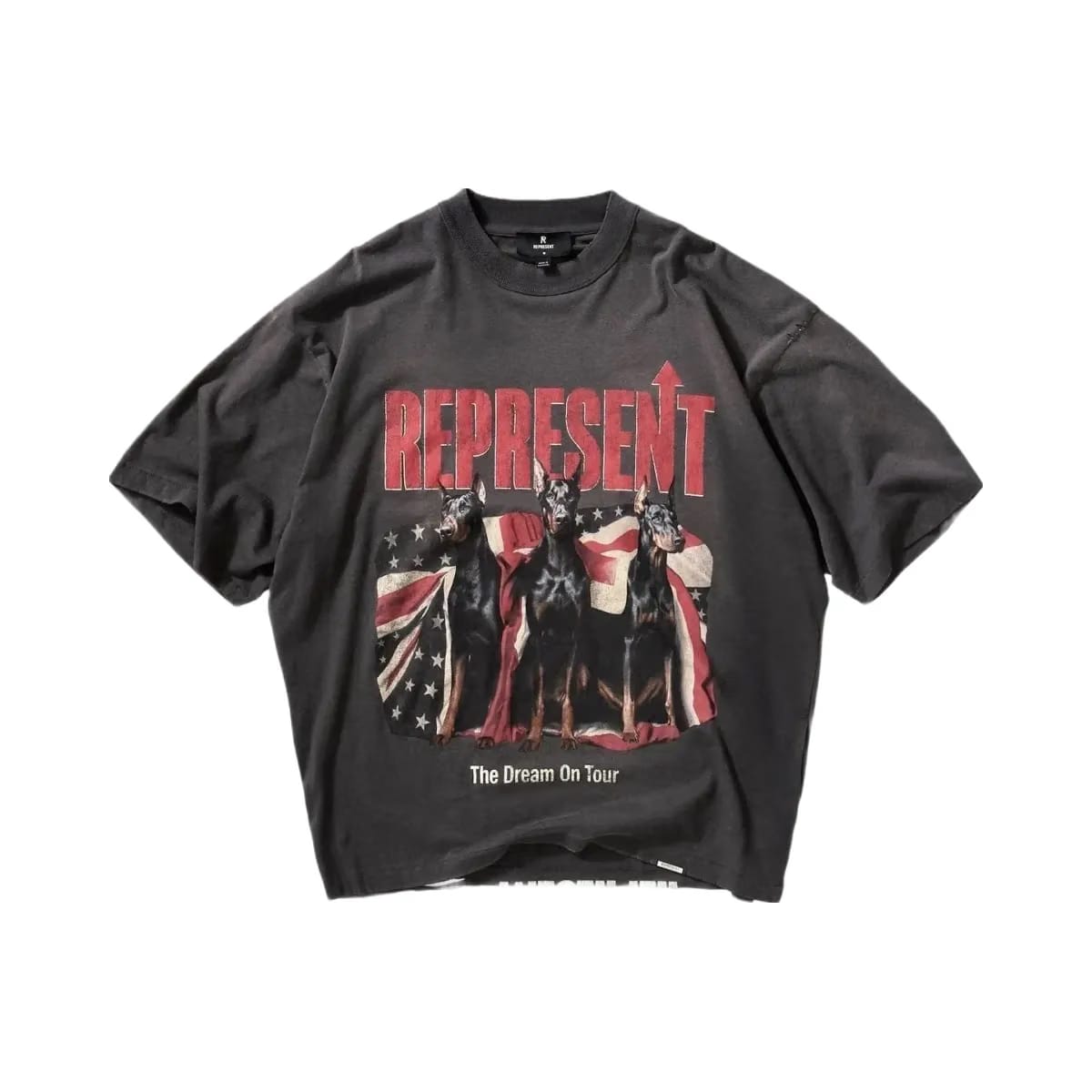 Represent Dream On Tour T-Shirt Sun Fade Grey