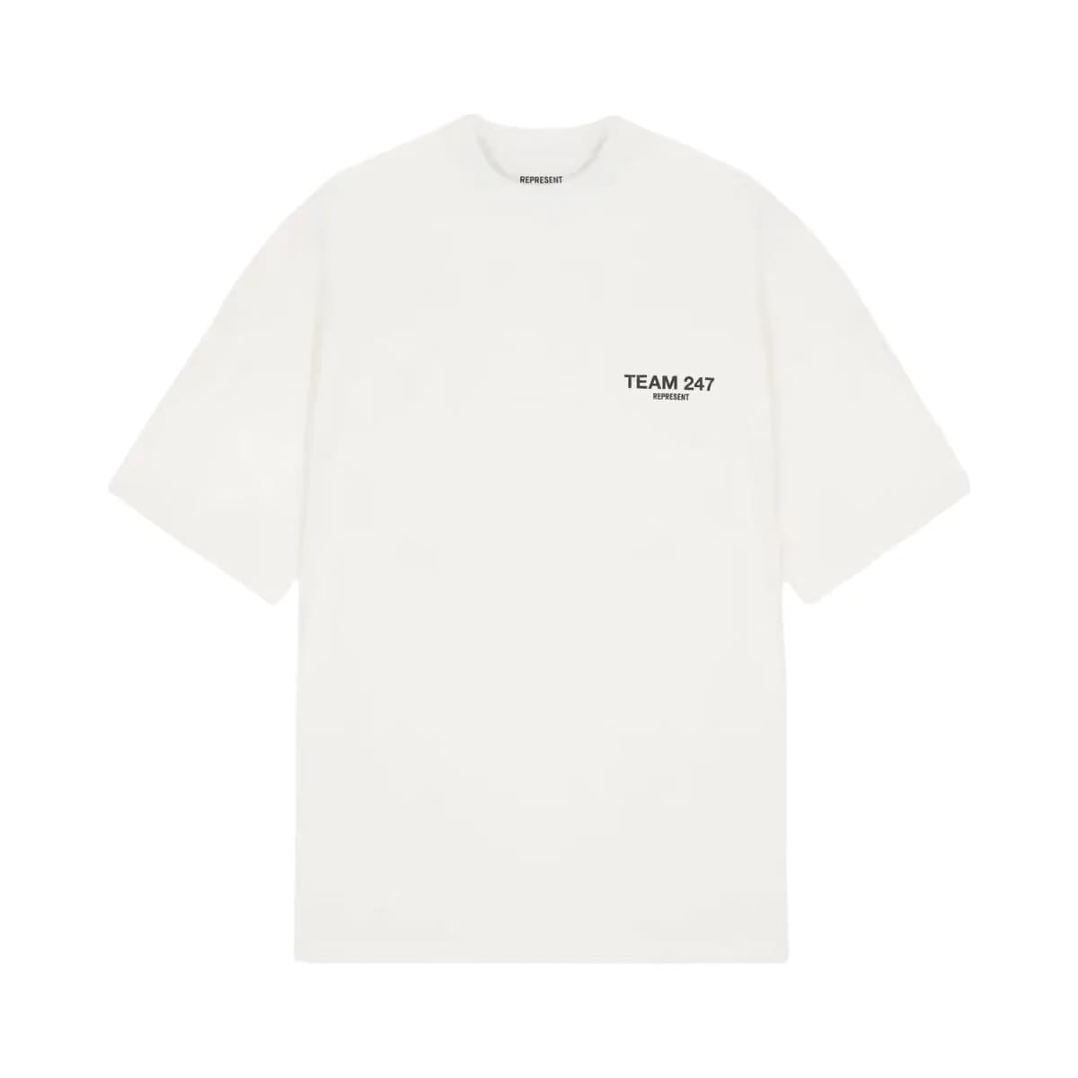 Represent Team 247 Oversized T-Shirt Flat White