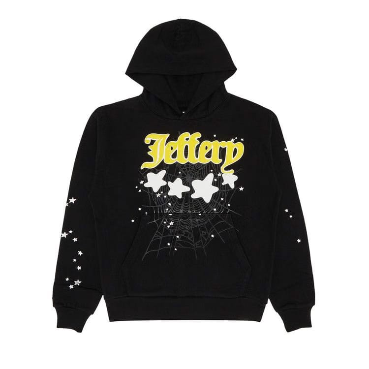 SP5DER Jeffery Hoodie Black